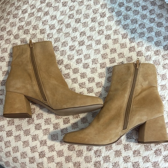 Steve Madden Women's DAVIST Fashion Boot Camel Suede 8.5 - Picture 8 of 13